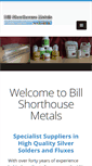 Mobile Screenshot of billshorthousemetals.co.uk